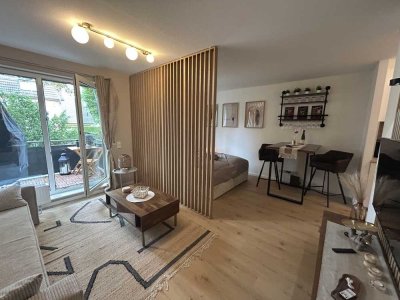Exklusive 1-Zimmer Wohnung mit Balkon Erstbezug nach Sanierung