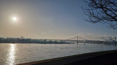 WE A2.1 -Terrasse zum Rhein und zum Deich! Wohnen und Schlafen mit Rheinblick!