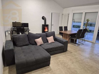 Neuwertige 2-Zimmer Doppelhaushälfte mit großer Terrasse & Kaminofen! Meine Immobilie - mein Partner