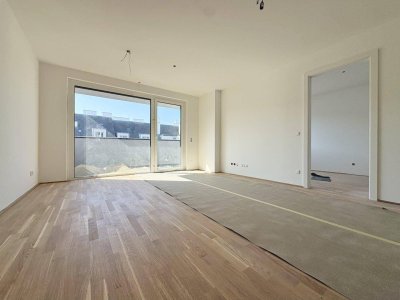 Helle 2 Zi Mietwohnung mit Aussicht und Balkon im 6 OG im Erstbezug - BEZIEHBAR AB MAI