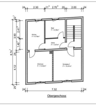 Studenten erwünscht, Wohnung für 3er WG auf zwei Etagen