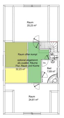 Geschmackvolle, sanierte 3-Raum-DG-Wohnung in Tübingen