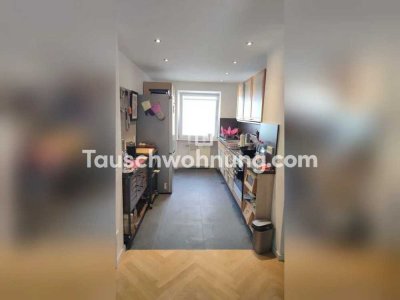 Tauschwohnung: 3-Zimmer-Wohnung in Maxvorstadt – Balkon und Echtholz-Parkett