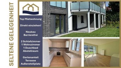 Moderne und sofort Bezugsfreie Erdgeschosswohnung (105qm) in Wittmund mit Gartenbereich PKW Stellpla