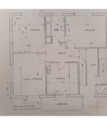 Attraktive und gepflegte 3-Raum-Wohnung in Weingarten