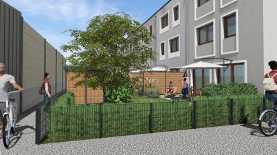 Familienfreundliche Stadthäuser im Ostend Quartier