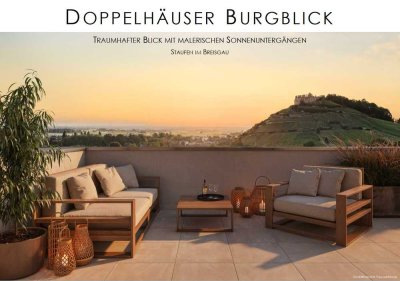 *Doppelhäuser Burgblick* Traumhafter Blick mit malerischen Sonnenuntergängen