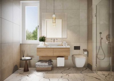 Weißensee: Langhansstr: ERSTBEZUG im NEUBAU ab Anfang 2026: 4-6-Zi-Whg mit 133 m² + SÜD-TERRASSE