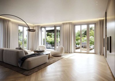 RESERVIERT - Elegante Gartenwohnung in schickem Neubauanwesen