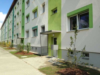 2-Raum-Wohnung mit Dusche und großem Balkon! 1. Etage!