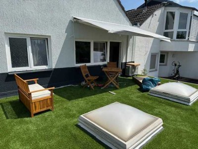 Charmantes Reihenmittelhaus mit 4 Zimmern in Köln-Brück Wohnraum und Office unter einem Dach