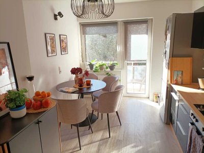 Helle 2-Zimmer Wohnung im 2. OG mit Balkon in Münster-Uppenberg