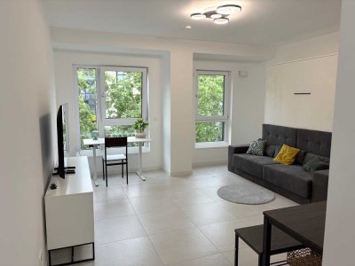 Exklusive möblierte 1-Zimmer-Wohnung mit gehobener Innenausstattung in Frankfurt am Main