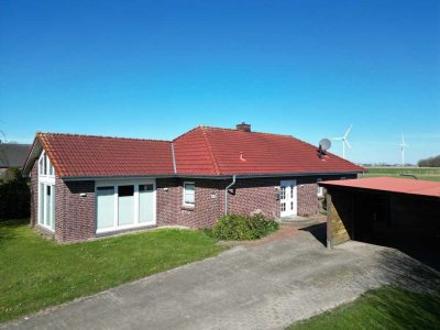 Schöner Bungalow mit 
PV Anlage unweit von Friedrichskoog!