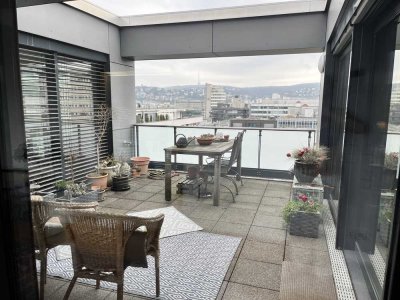 Penthouse-Wohnung in Stuttgart-Mitte mit traumhafter Dachterrasse