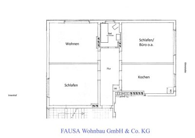 3 Zimmer + (Wohn-)küche, Bad mit BW/ Fenster, Bonn-Weststadt!