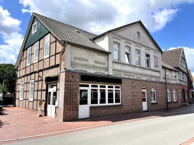 Hochwertig saniertes Wohn- und Geschäftshaus inkl. Baugrundstück im Zentrum von Badbergen!