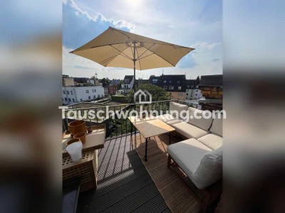 Tauschwohnung: 2,5 Zimmer, renovierter Altbau, 2 Balkone, in Nippes