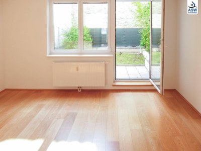 Perfekt aufgeteilte 3-Zimmerwohnung mit Terrasse und Garten