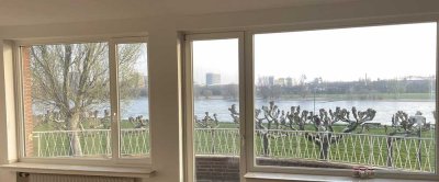 Traumblick auf den Rhein in Oberkassel