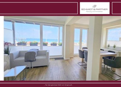 Stilvolle 3-Zimmer Wohnung mit 100 % Ostseeblick!