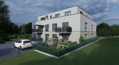 Modern und nachhaltig: Stilvolle 3-Zimmer-Souterrainwohnung mit Terrasse in zentraler Lage