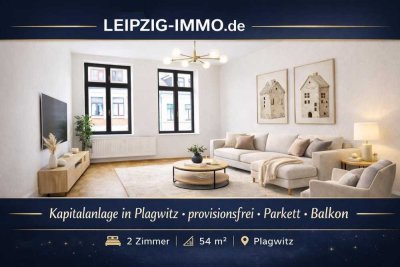 provisionsfrei ** ETW in Plagwitz **sehr gut vermietet ** Parkett ** Balkon ** TLB mit Du+Wa **