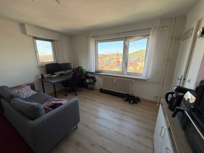 Aussichtslage! Schöne, gepflegte 1-Zi.-Whg. * ca. 25 qm Wfl. * vermietet * Erbpacht