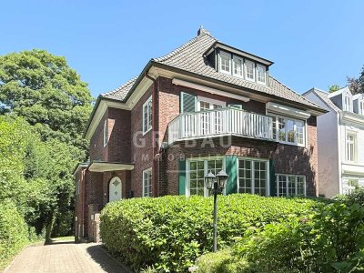 Kaffeemühle von Walther Baedeker! Familien-Villa mit Aufzug und Garten in bester Lage von Blankenese