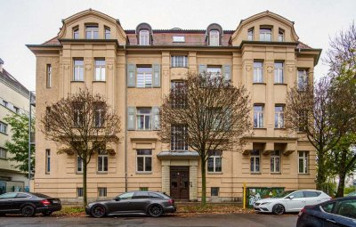 Charmante Altbauwohnung mit Südbalkon Solide Kapitalanlage in Leipzig-Südvorstadt – provisionsfrei