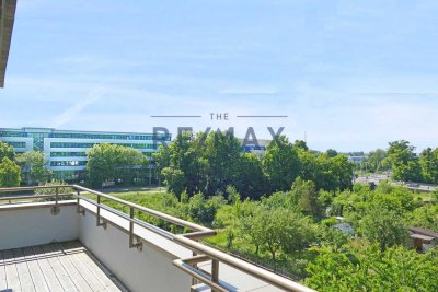 Familienwohnung mit großer Dachterrasse über dem Stadtpark