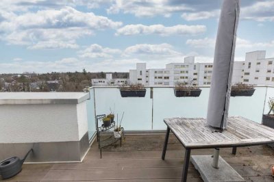 Exklusives 5-Zimmer-Penthouse # 224 mit zwei Dachterrassen – großzügig, modern und vermietet!