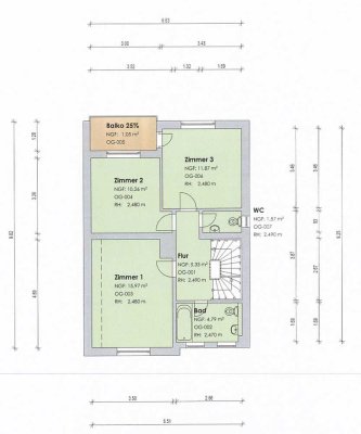 Charmantes Reihenhaus in Köln-Pesch mit 121 m² Wohnfläche