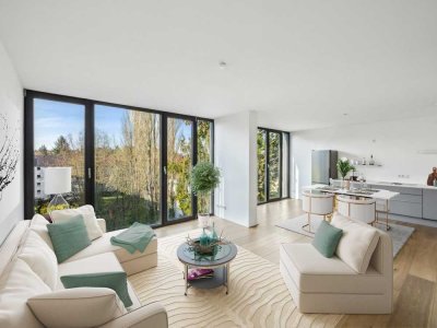 Moderne 4-Zimmer-Penthouse-Wohnung mit einzigartigem Ausblick in Darmstadt