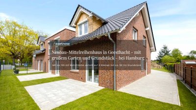 Neubau Mittelreihenhaus in Geesthacht - mit eigenem Garten und Terrasse  - bei Hamburg