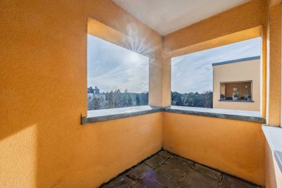 Helle Dachgeschosswohnung mit Loggia in unmittelbarer Nähe zum Müggelsee