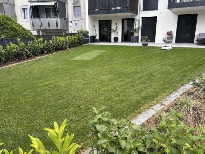 Neuwertige 3-Zimmer-Wohnung mit Terrasse, Garten und EBK in Mannheim