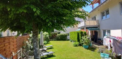 Geschmackvolle, neuwertige 3-Raum-EG-Wohnung mit Terrasse und Garten in Primisweiler, Wangen i.A.