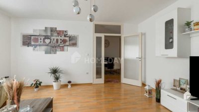 Großzügigen 3-Zimmer-Wohnung mit Balkon und Garage in Rheinnähe