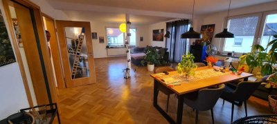 3-Zimmerwohnung mit großer Terrasse, Kaminofen und Balkon