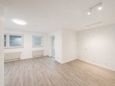 frisch renoviertes 1.5-Zimmer Apartment im EG mit Terasse in Worms-Neuhausen