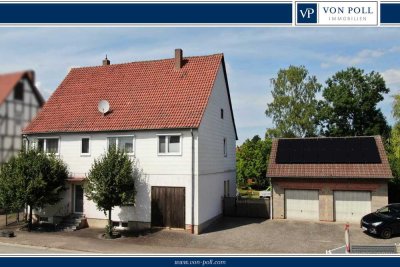 Familien(t)raum im Fachwerkstil – Sanierungsbedürftiges Haus mit großem Grundstück