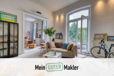 2-Zimmer Wohnung mit 3,75 Meter hohen Decken & Dachterrasse in Bremen Ostertor