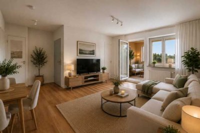 Wohnen am Müggelsee – helle Dachgeschosswohnung mit Loggia in Friedrichshagen