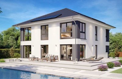 Stadtvilla mit Charme – Verwirklichen Sie Ihr Traumhaus ganz nach Ihren Wünschen mit ScanHaus!