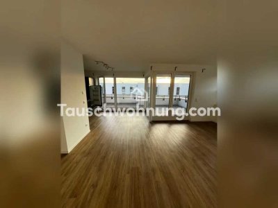 Tauschwohnung: Wohnung mit großer Dachterasse in ruhiger Umgebung