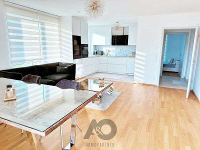 FAMILIENTRAUM - Neuwertige 4-Zi.-EG-Wohnung mit Terrasse und Gartenanteil in Reutlingen-Ohmenhausen