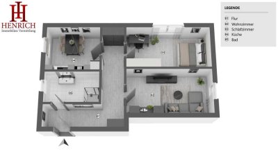 Gemütliche 2,5 Zimmer Wohnung in ruhiger Wohnlage
