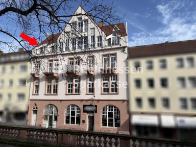 Wohnung mit riesiger Dachterrasse u. Blick auf Dom, Heylshof und über Worms