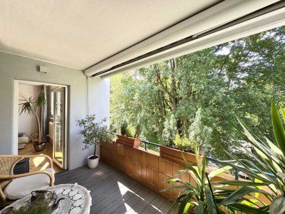 Helle 4-Zimmer-Wohnung mit Balkon, Stellplatz und Blick ins Grüne